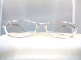 New Soho 59 Crystal Clear Oval Eyeglass Frame