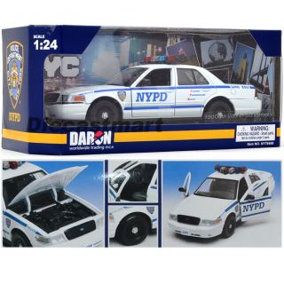 Daron 1 24 NY76469 Ford Crown Victoria New York NYPD Diecast Police
