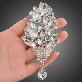  GP Necklace Pendant Gorgeous Crystal Hedgehog Brooch Pin X53