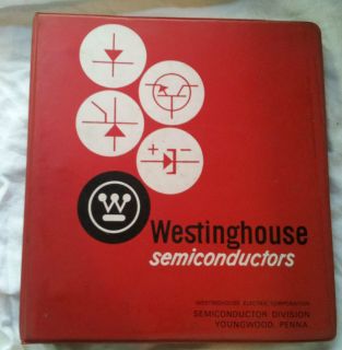  WESTINGHOUSE SEMICONDUCTORS DELCO RADIO TECH DATA CATALOG BINDER 1960s