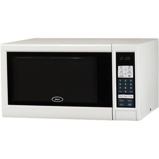 oster 1 1 cubic foot microwave oven ogm41101 white 10 adjustable power