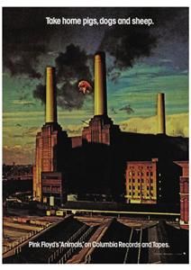  Poster Animals Large Album Promo Roger Waters David Gilmour
