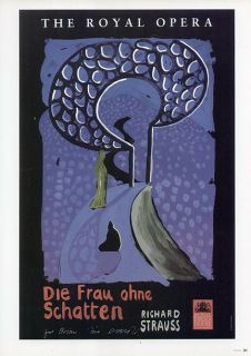 David Hockney Poster Print Richard Strauss Opera Die Frau Ohne