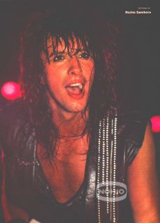 Richie Sambora Pinup Bon Jovi Guitar 80s Hair Metal