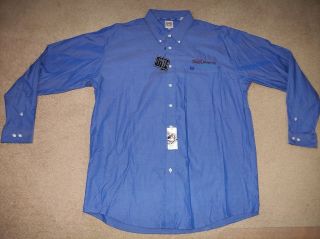 NEW Mens Cinch Blue Button Front Long Sleeve Rodeo Western Shirt, XXL