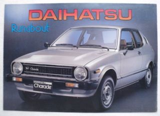  Daihatsu C 1977 1983 Charade Runabout Brochure