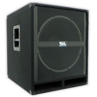  SEISMIC AUDIO 18 PA POWERED SUBWOOFER Active Speakers 500 Watts Each