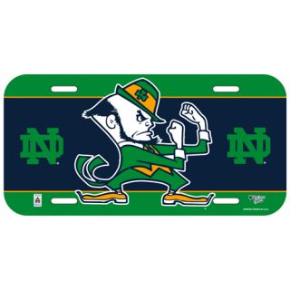 Car Team Logo License Plate Notre Dame Fightin Irish