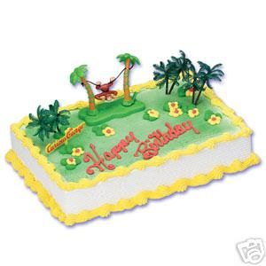 This listing is for a BRAND NEW Curious George cake kit.