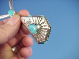 David Tune Native American Indian Navajo Sterling Silver Turquoise