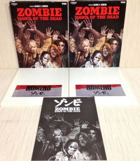 Zombie Dawn of The Dead Japan VHD Caddy Video Disc Horror George A