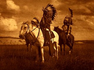 Sioux Chiefs Edward Curtis Native American Art Photo