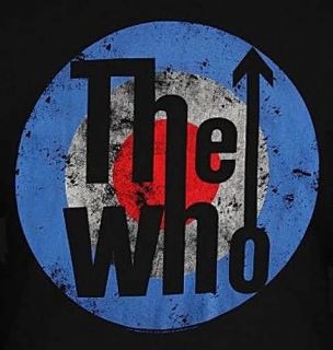 The Who Logo Roger Daltrey Pete Townshend Keith Moon Punk Rock T Shirt