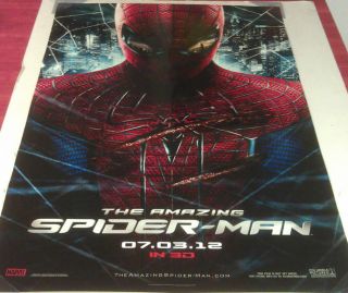 The Amazing Spiderman Movie Poster 2 Sided UV Coated Original Adv Ver