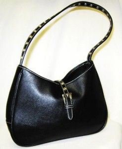 Liz Claiborne Black Womens Mini Compact Purse Handbag