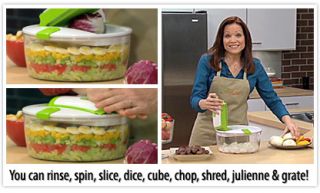Salad Chef Deluxe 10 Piece Set by Genius as Seen on TV