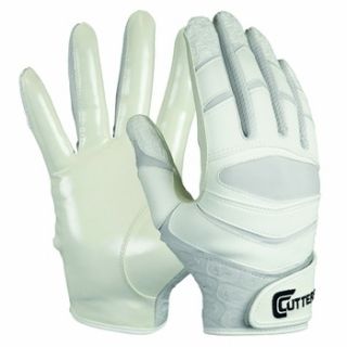 Cutters x40 C Tack Revolution Solid White Color Adult s XXL Football