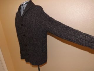  Wool Shawl Collar Cardigan Sweater L Daniel Cremieux Signature