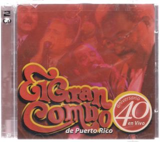 GRAN COMBO DE PUERTO RICO 40 aniversario 2cd Gilberto Santarosa RARE