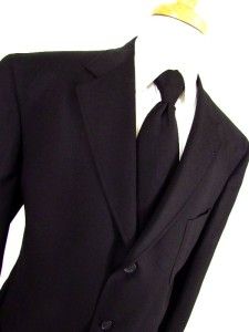  black DANIEL CREMIEUX jacket blazer sport coat wool 3btn sz LARGE 44 R