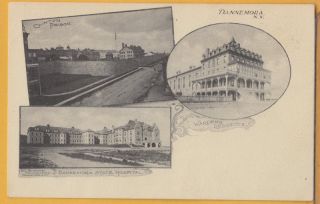 NY ~ DANNEMORA ~ PRISON and WARDENs RESIDENCE ~ c1906 ~ VERY EARLY