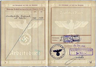  schlesien kattowitz 26 01 1940 gm 2 libro de trabajo la alemania nazi