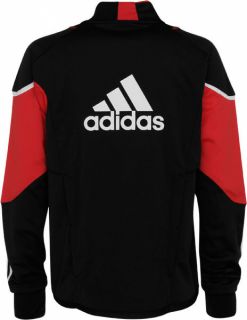 DC United Black Long Sleeve Training Top Jersey Shirt Mens XL Adidas