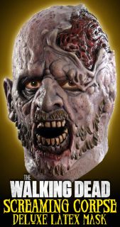 Official The Walking Dead Screaming Corpse Zombie Mask