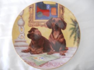 Darby Mint The Art Critics by Christopher Nick Collection Dachshunds