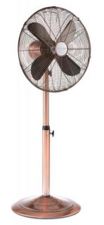 Copper 16 inch Adjustable Floor Standing Fan by Deco Breeze