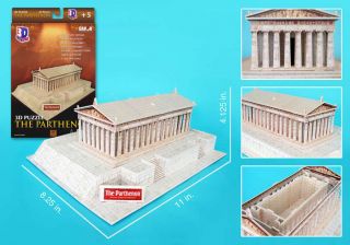 Daron Ancient Greece The Parthenon 3D Puzzle Brand New in Box CF076H