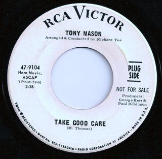 Northern/Deep Soul TONY MASON Take Good Care 45 RCA Listen