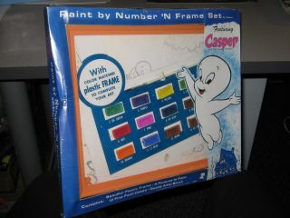 Casper Hasbro 1960s Paint by Number SEALED Vintage Friendly Ghost
