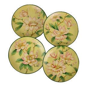 New Decorative Plate Floral 10 Set of 4 64736