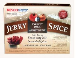 NESCO Variety Pack of 25 Jerky Seasonings   Retail Packaging