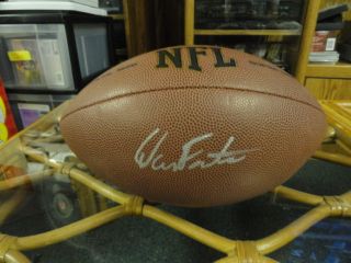 Dan Fouts Signed NFL Football San Diego Chargers HOF