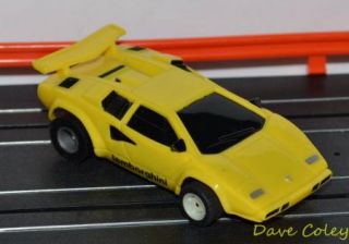 Very Rare TYCO 440 X2 Lamborghini Countach finished in yellow