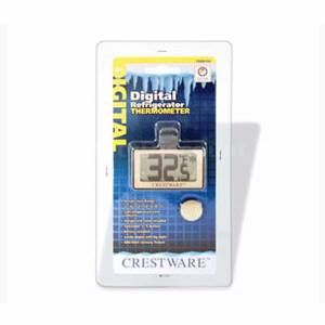 Crestware TRME344 6ea Digital Refrigerator Thermometer
