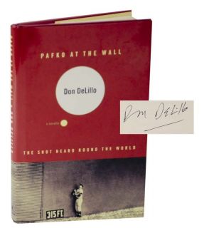 Don Delillo Pafko At the Wall Signed 1st Edition Hardcover 2001