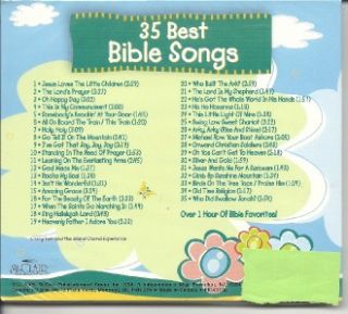 35 Best Bible Songs Christian Gospel Sing Along Song CD