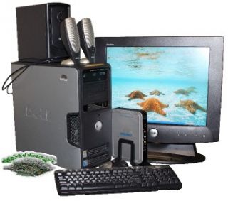 Dell Dimension E310 XP Home Media 2000FP Monitor 20 Plus Adaptec TV