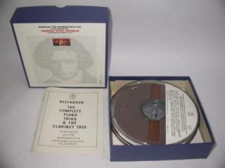 Reel to Reel Tape Beethoven The Complete Piano Trios Clarinet Trio