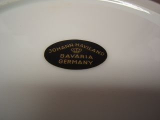 Johann Haviland Bavaria Germany China 4 salad plates Dawn Rose