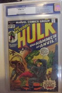 Incredible Hulk 182 CGC 9 0 3rd Appearance of Wolverine