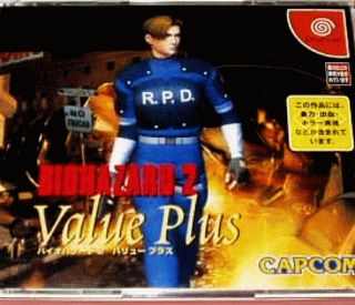 DC Biohazard 2 Value Plus Capcom Japan Dreamcast Game