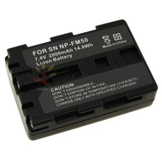 Battery Charger for NP FM55H Sony Alpha 100 DSLR A100 DSC F707 F717