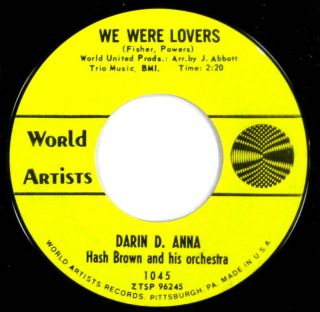 Darin D Anna We Were Lovers 7 Single 1965