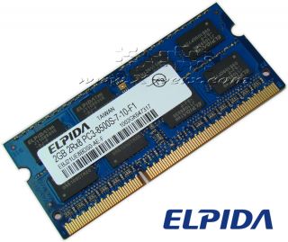 EBJ21UE8BDS0 AE F New Elpida 2GB DDR3 Laptop Memory