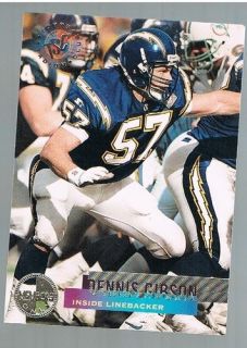 1995 Topps Stadium Club Members Only Dennis Gibson 384 Chargers Iowa