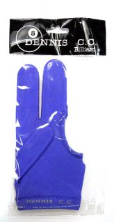 Dennis C.C. Billiard Pool Glove   One Size Fits All   4 Color Choices